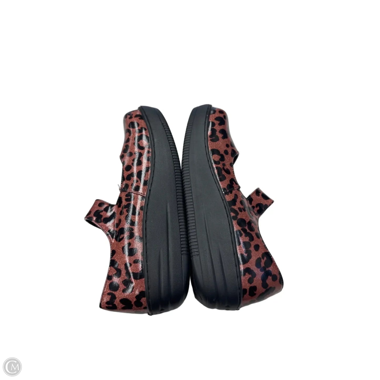 Shoes Flats By Clothes Mentor In Animal Print, Size: 8