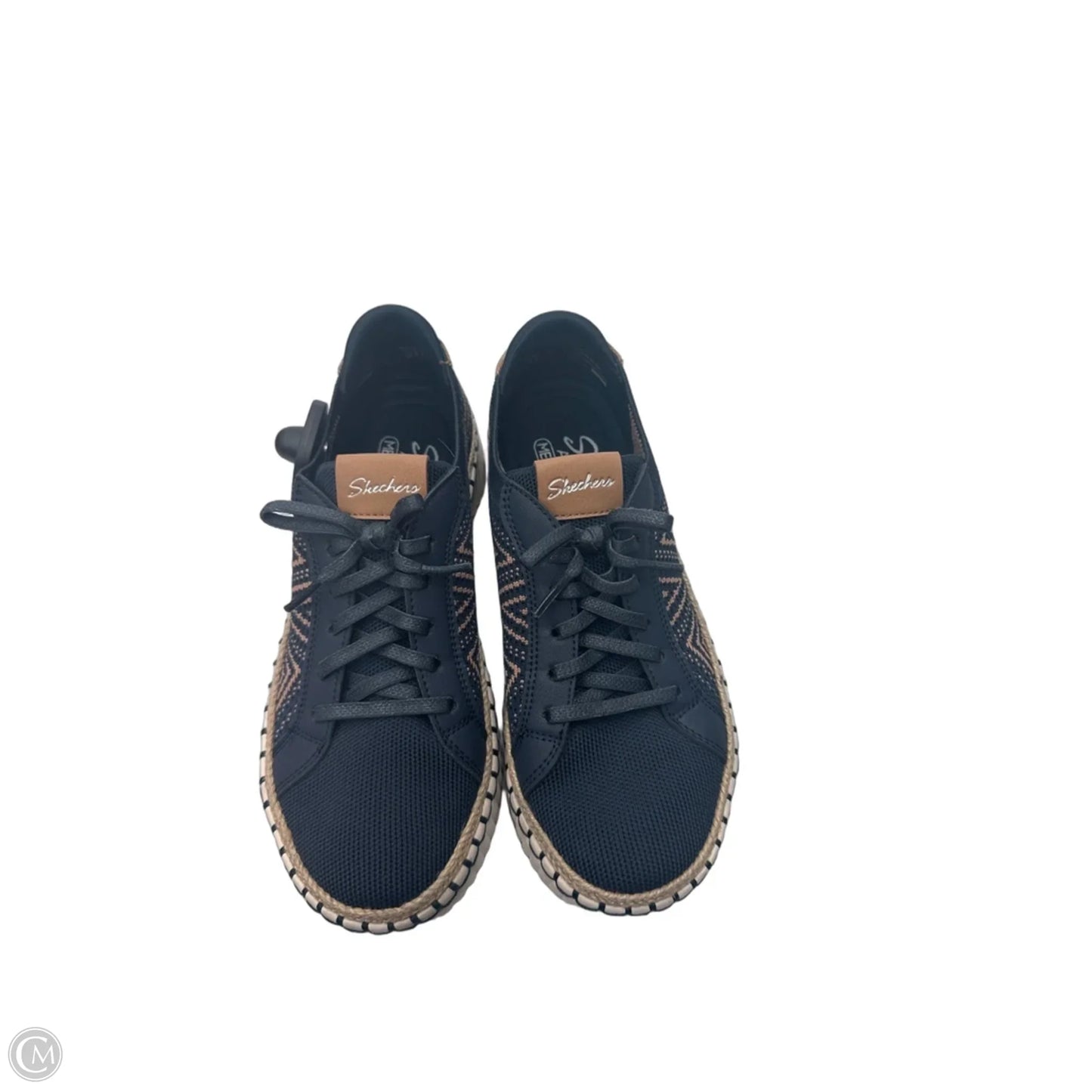 Shoes Flats By Skechers In Blue & Tan, Size: 7