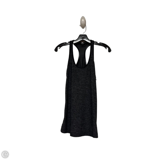 Athletic Tank Top By Lululemon In Black & Grey, Size: S