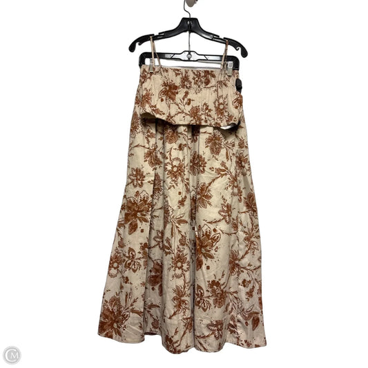 Skirt Set 2pc By Abercrombie And Fitch In Brown & Tan, Size: 4