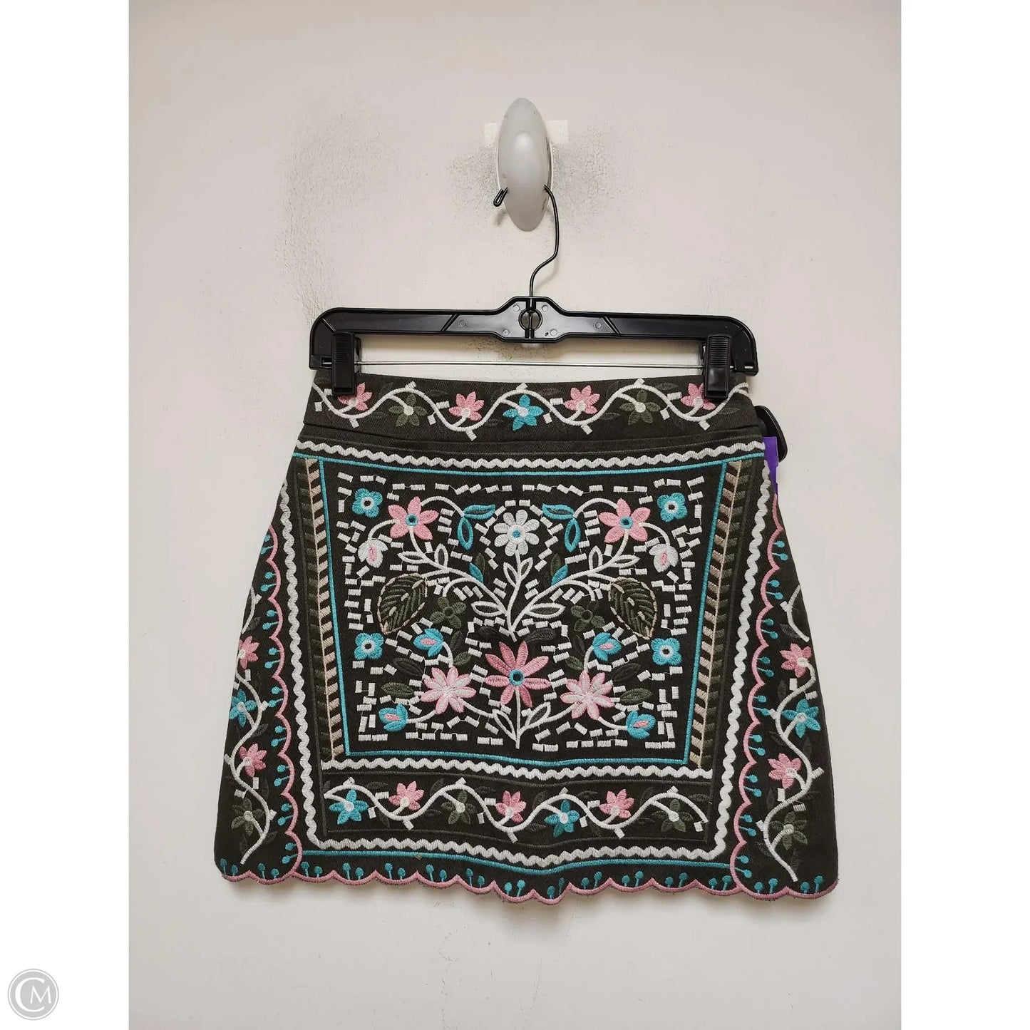 Skirt Mini & Short By Mi Ami In Green, Size: Xs