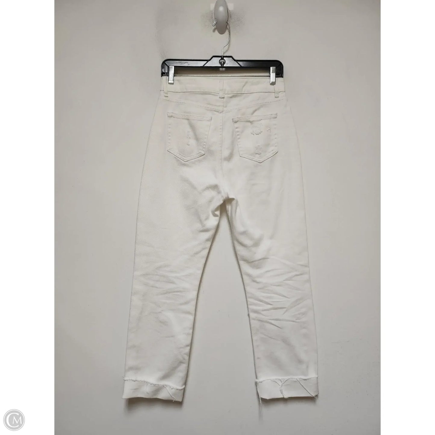 Jeans Straight By Elan In White, Size: 2