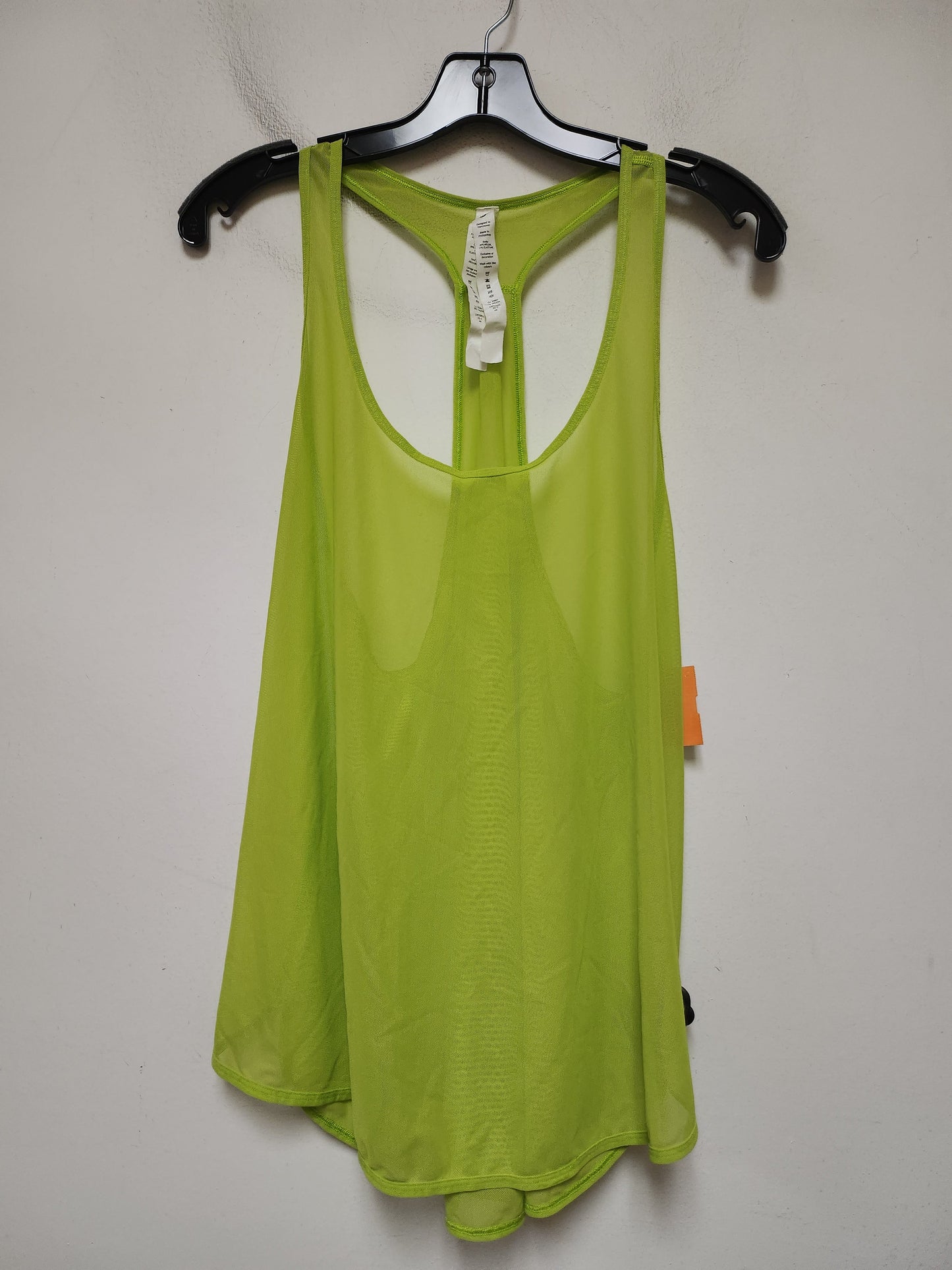 Athletic Tank Top By Lululemon In Green, Size: L
