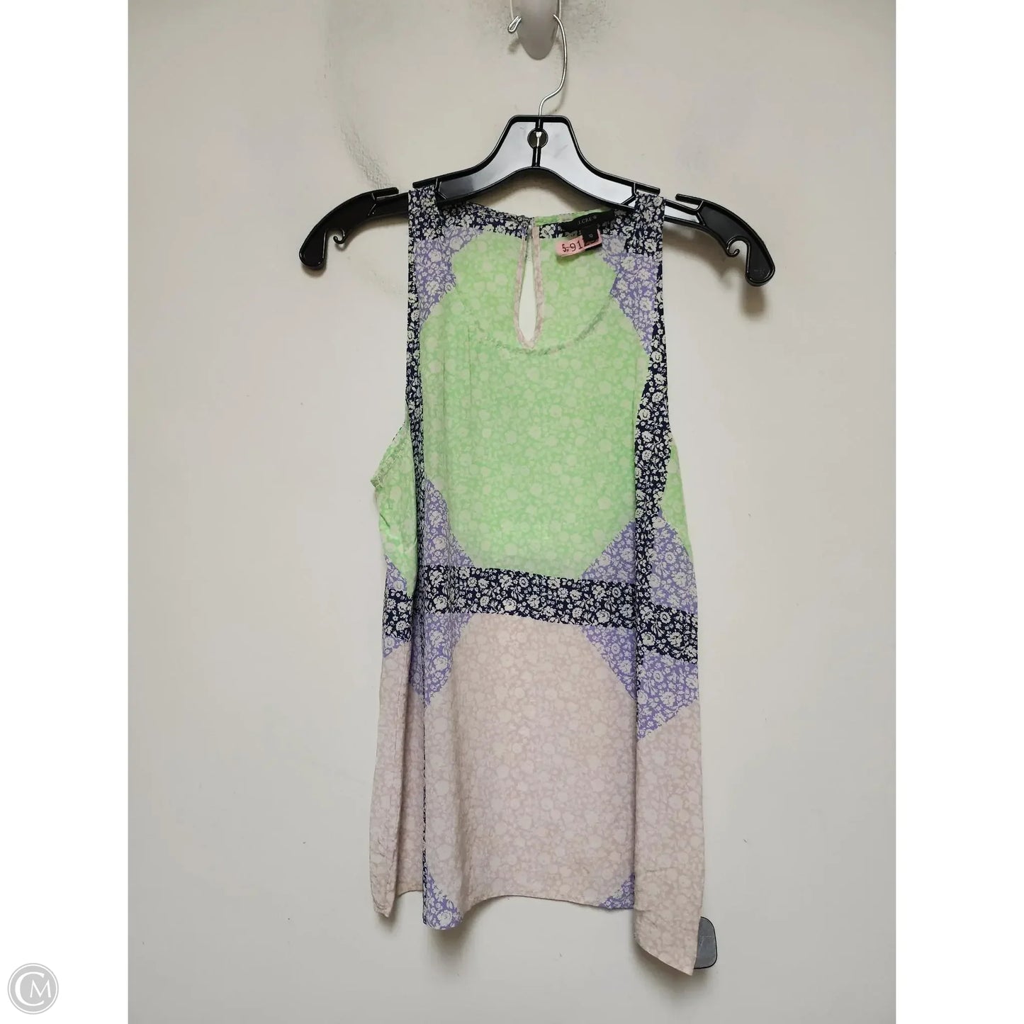 Top Sleeveless By J. Crew In Multi-colored, Size: M