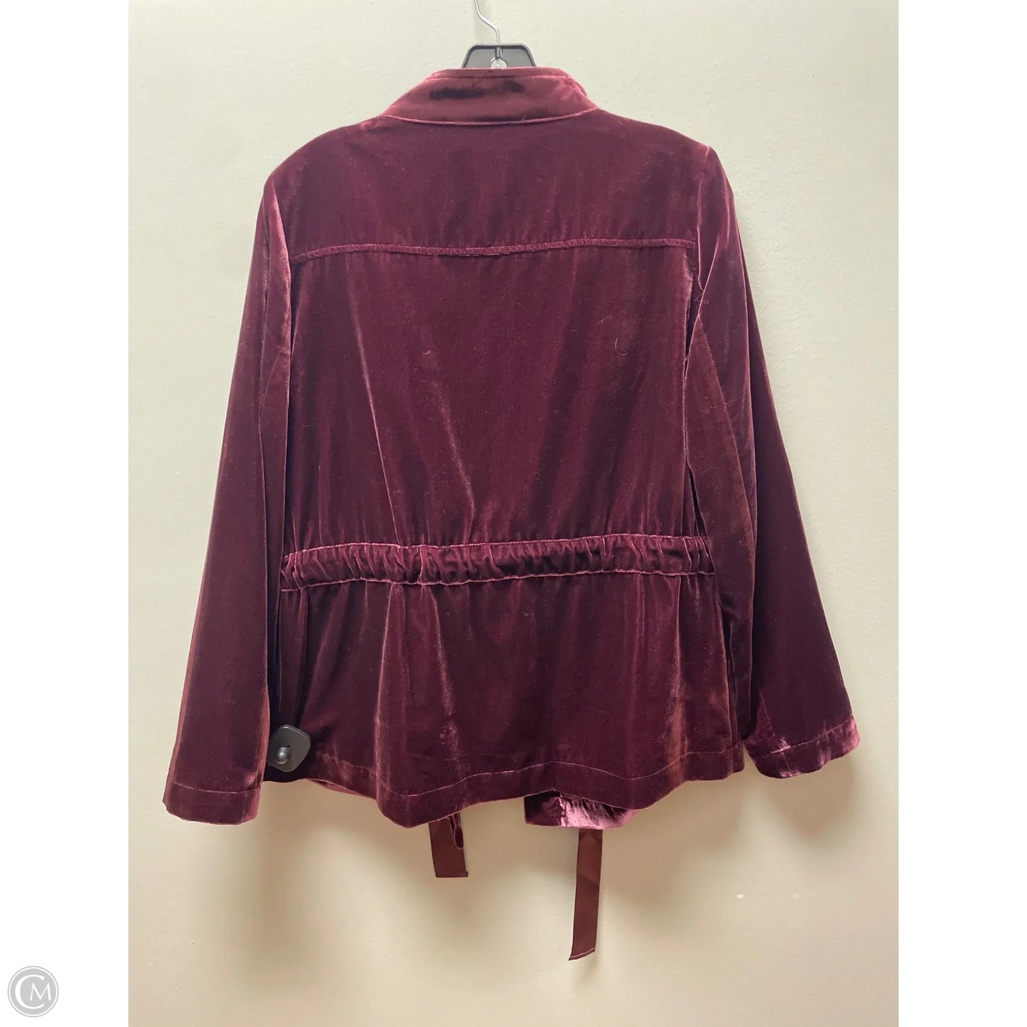 Jacket Shirt By Loft In Purple, Size: S