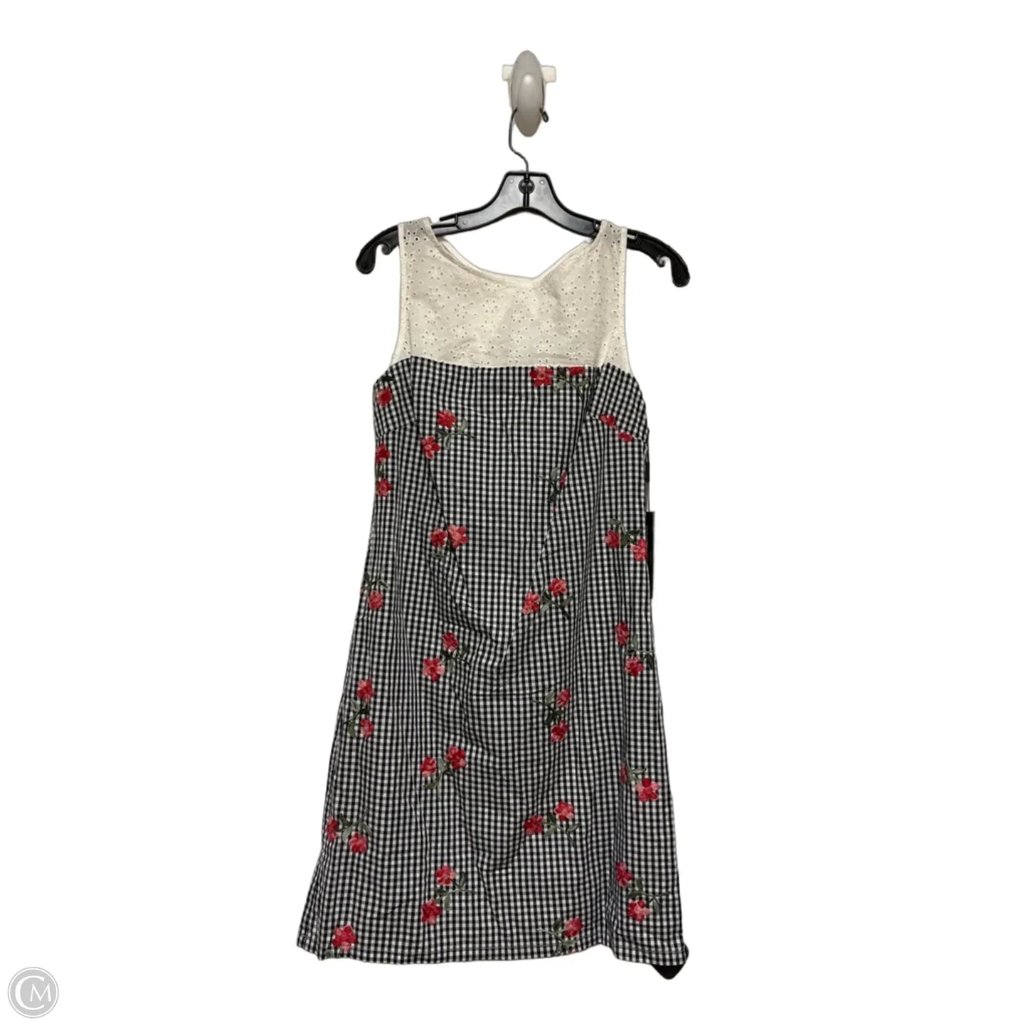 Dress Designer By Karl Lagerfeld In Black & White, Size: S