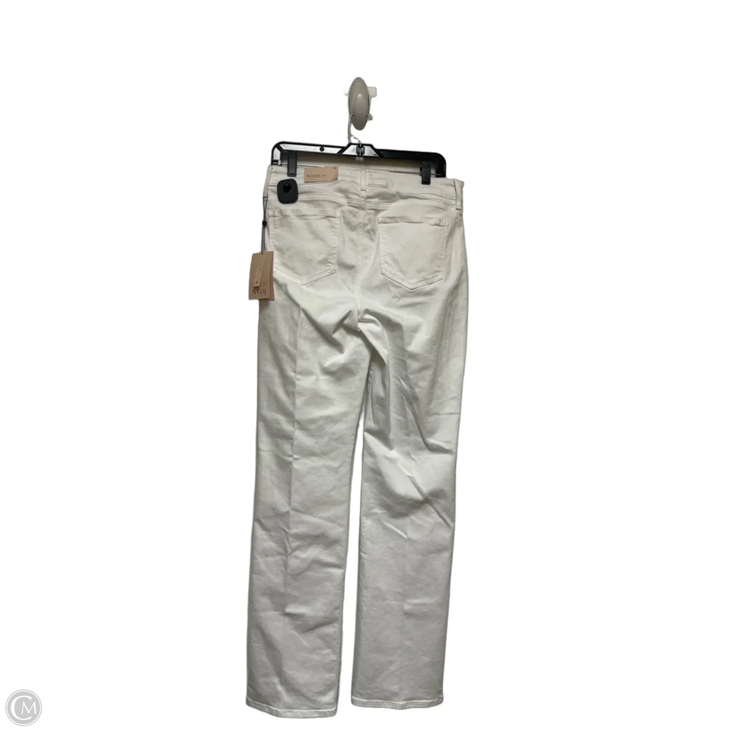 Jeans Straight By Not Your Daughters Jeans In White Denim, Size: 10