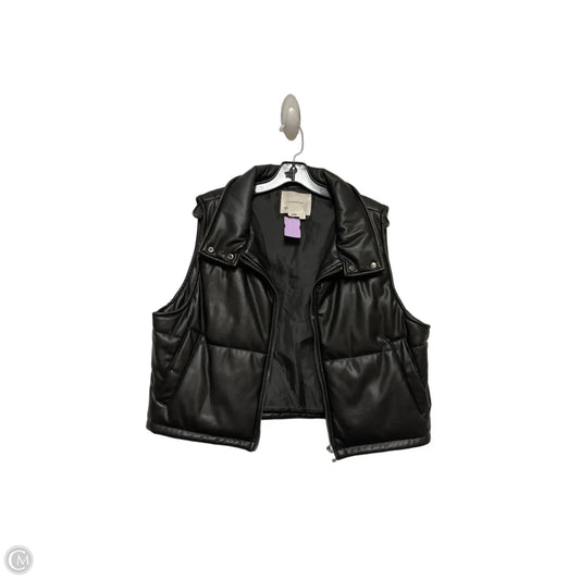 Vest Other By Anthropologie In Black, Size: M