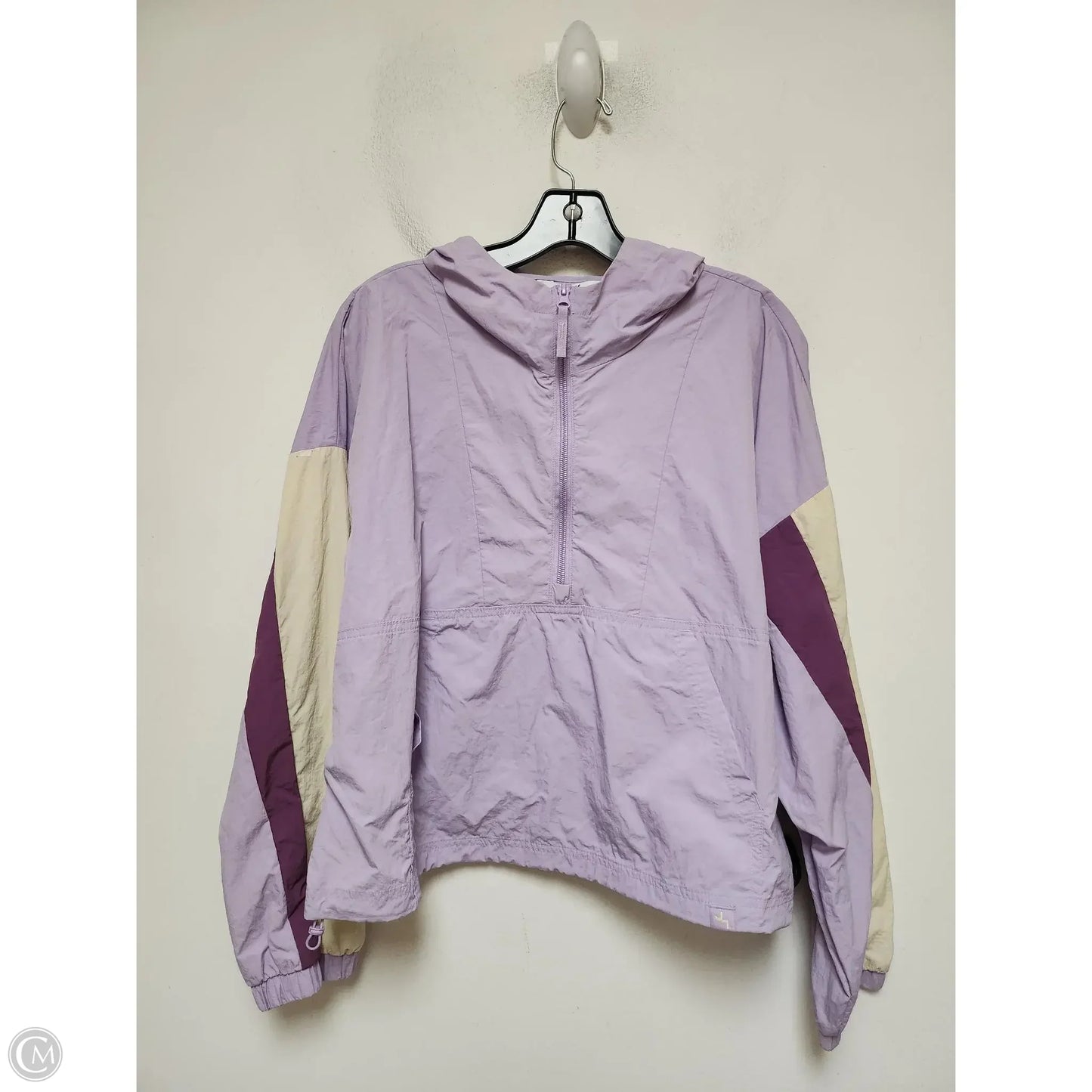 Jacket Windbreaker By Joy Lab In Purple, Size: Xl