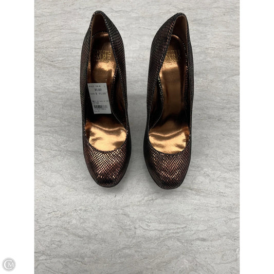 Shoes Heels Stiletto By Clothes Mentor In Bronze, Size: 10