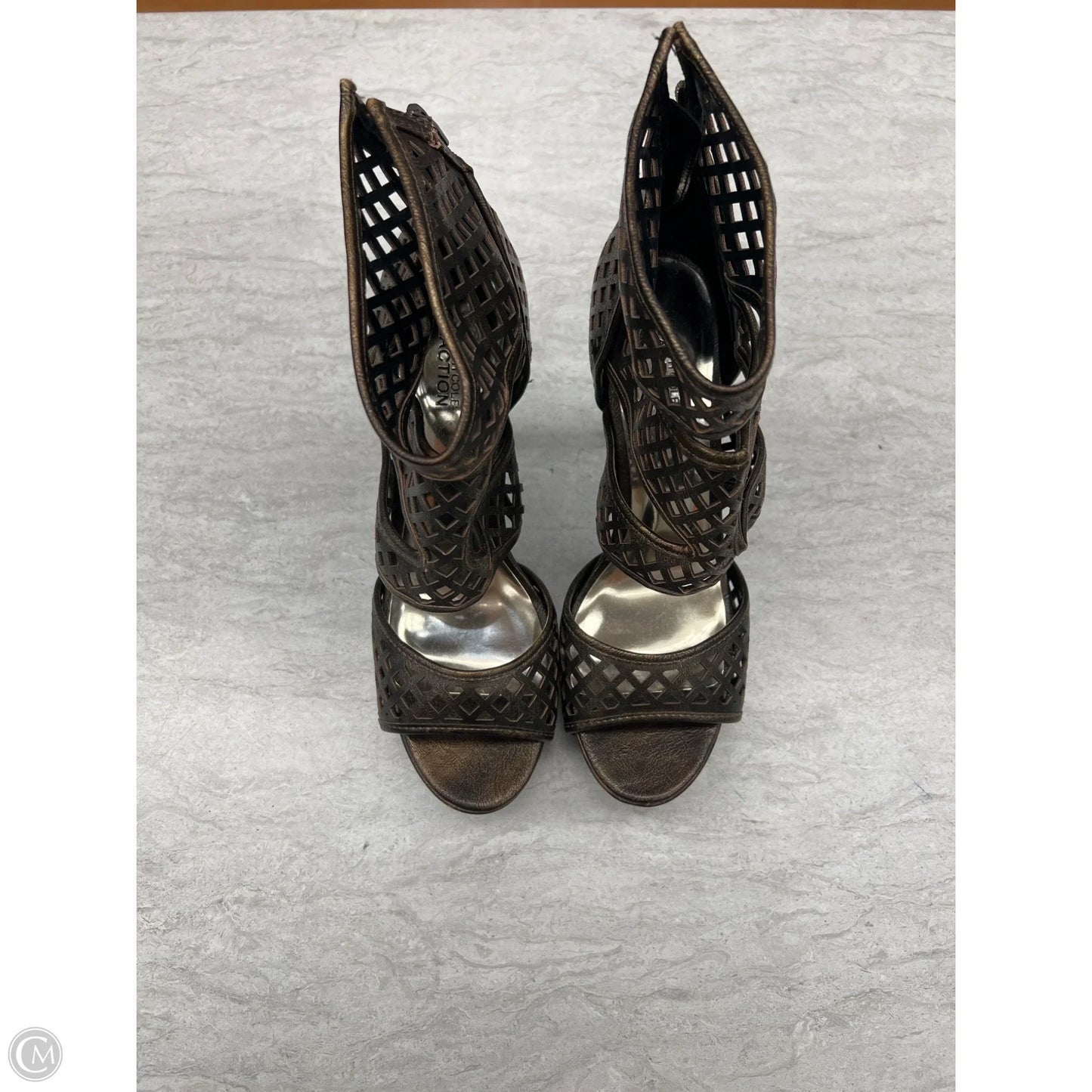 Shoes Heels Stiletto By Kenneth Cole Reaction In Bronze, Size: 9.5