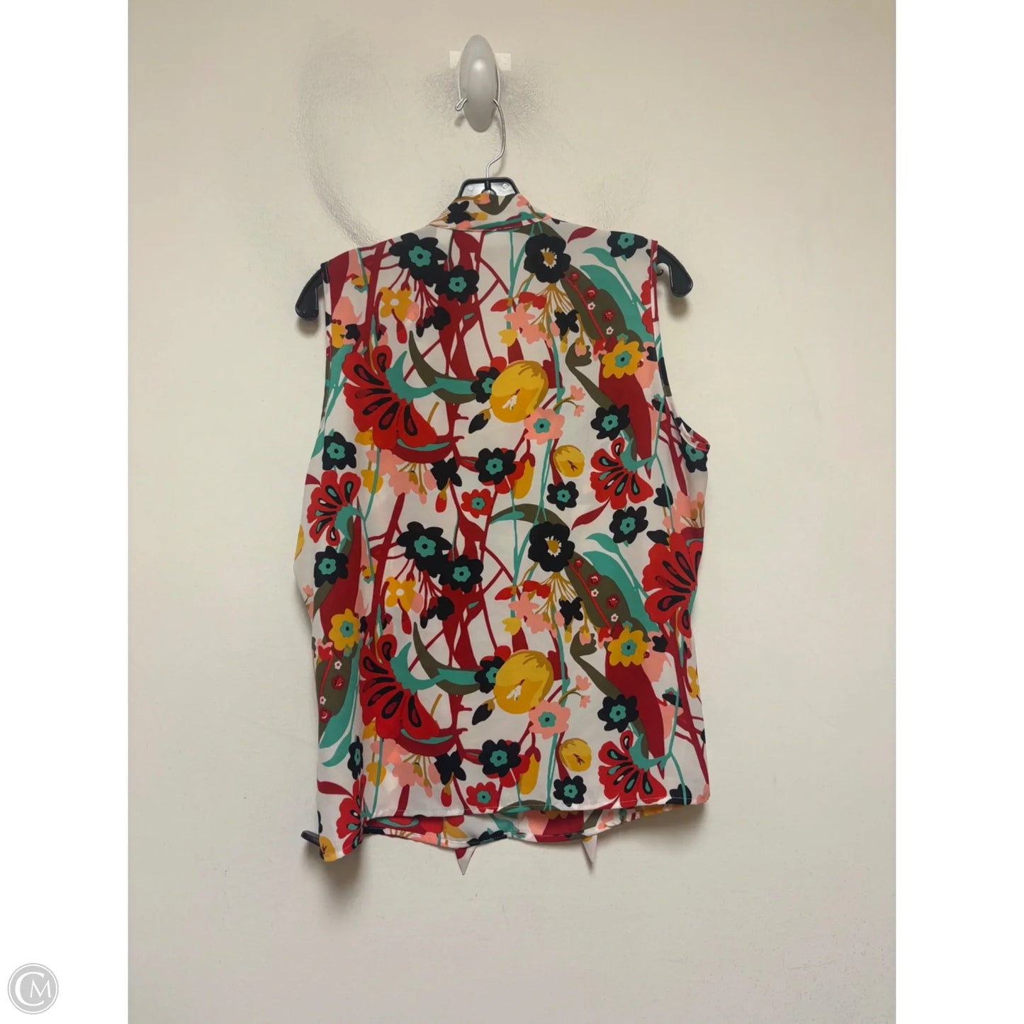 Top Sleeveless By New York And Co In Multi-colored, Size: L