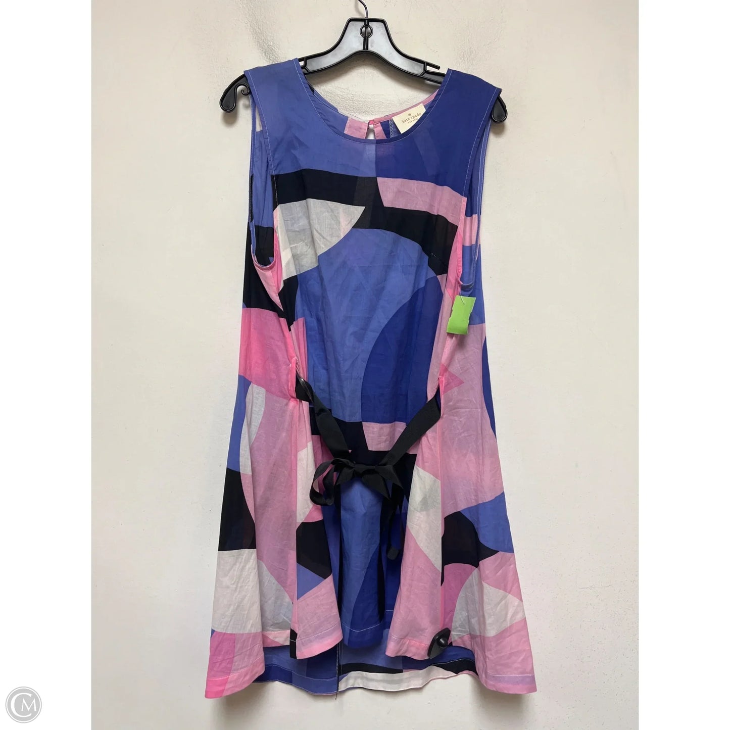 Dress Designer By Kate Spade In Black & Purple, Size: L