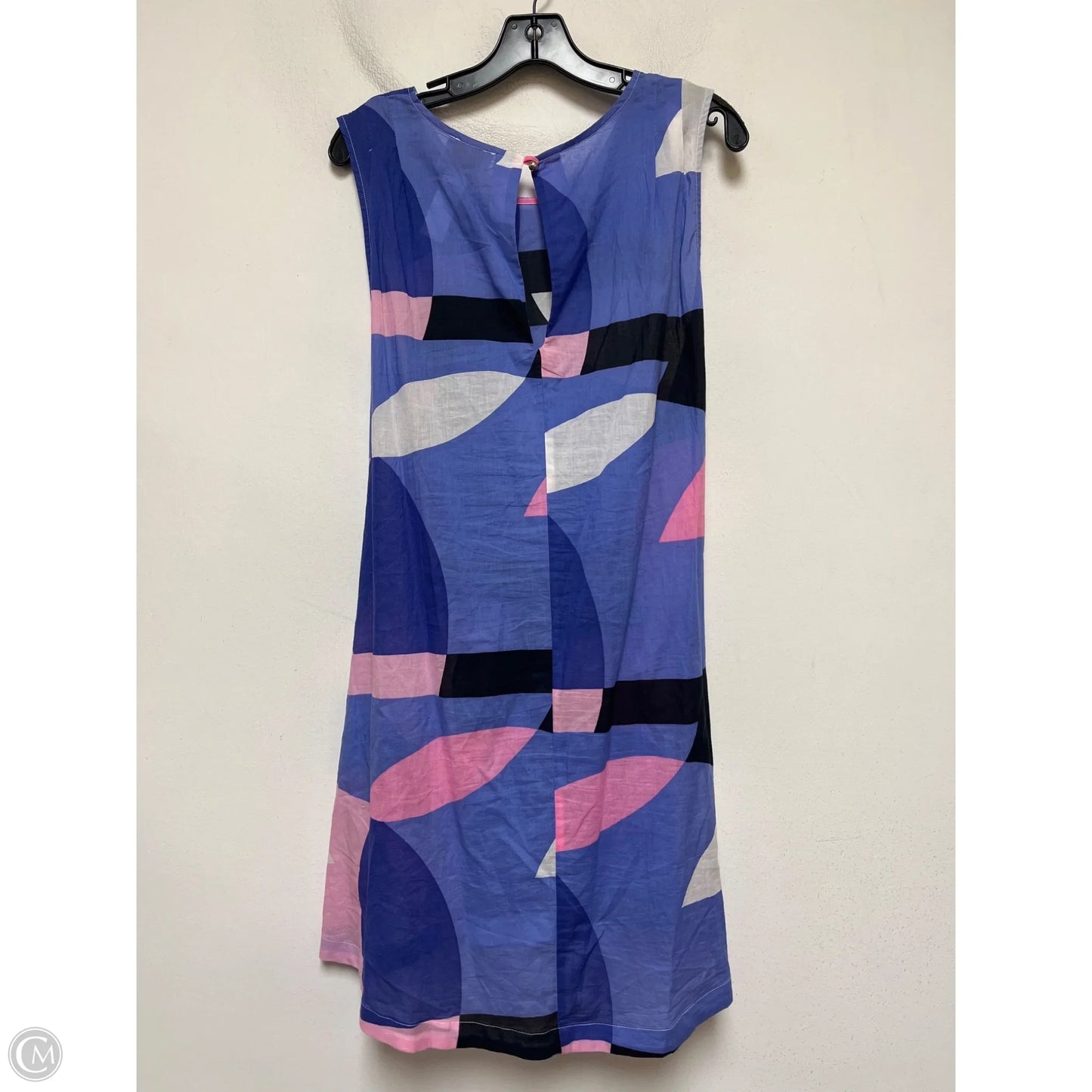 Dress Designer By Kate Spade In Black & Purple, Size: L