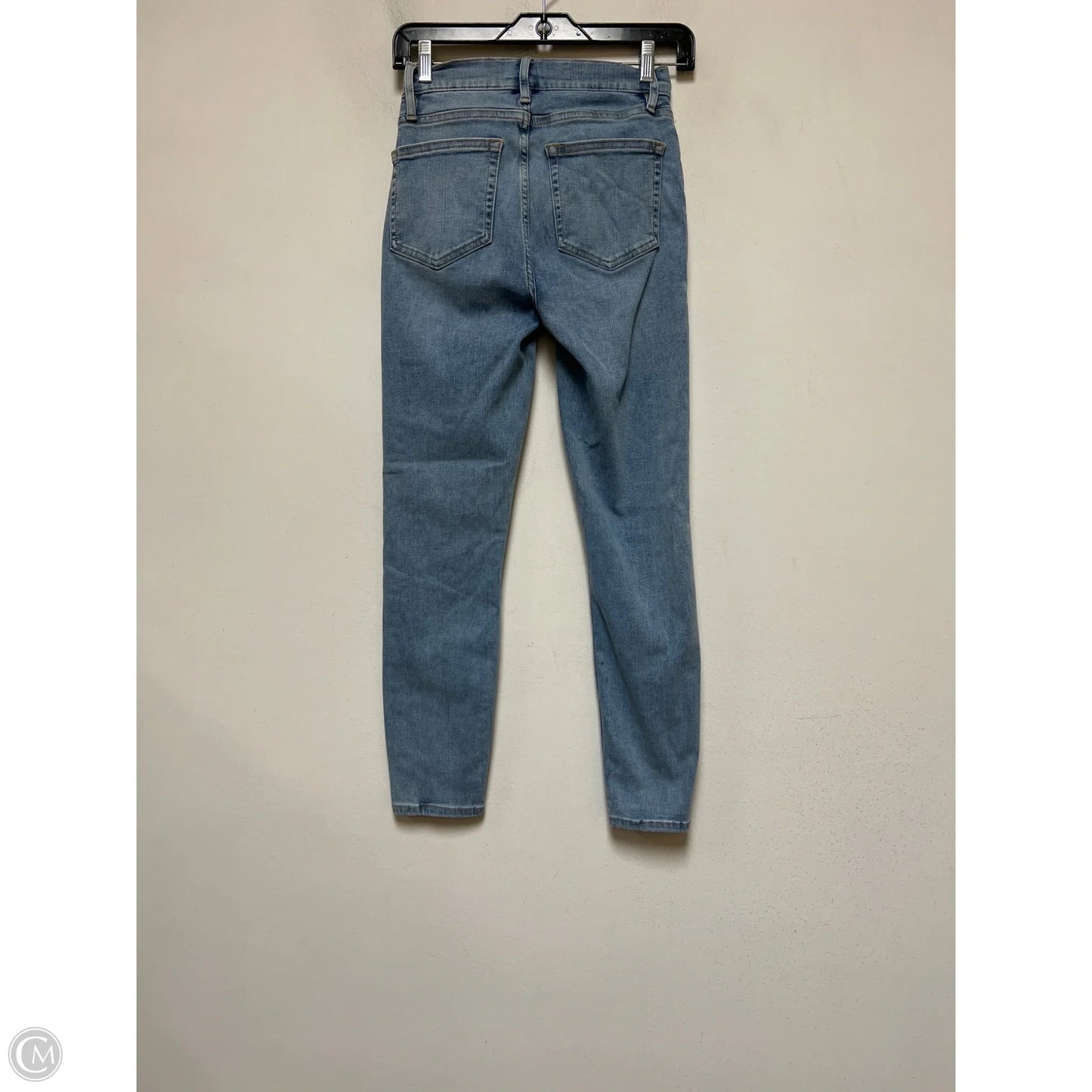 Jeans Skinny By Frame In Blue Denim, Size: 2