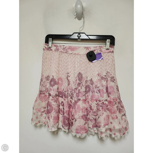 Skirt Mini & Short By Clothes Mentor In Pink & Purple, Size: 4