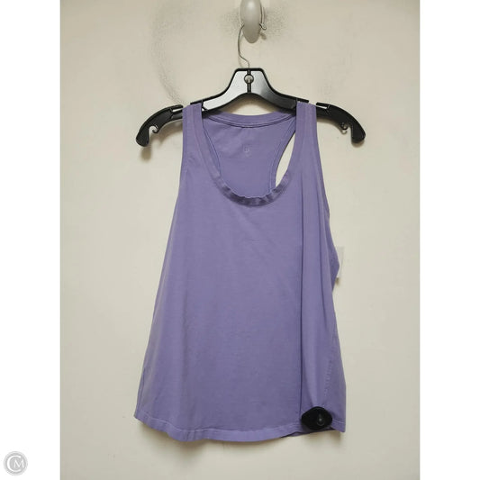 Athletic Tank Top By Lululemon In Purple, Size: S