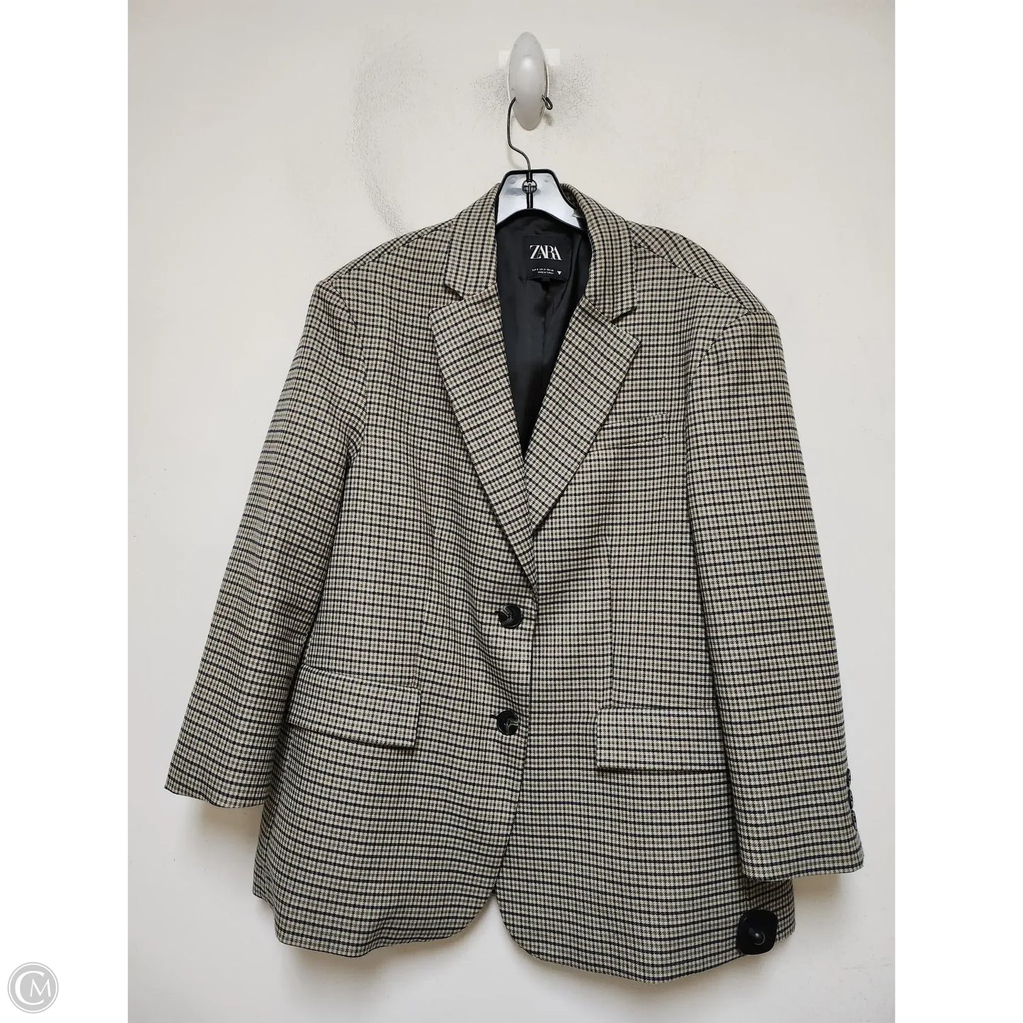 Blazer By Zara In Plaid Pattern, Size: S