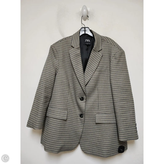 Blazer By Zara In Plaid Pattern, Size: S