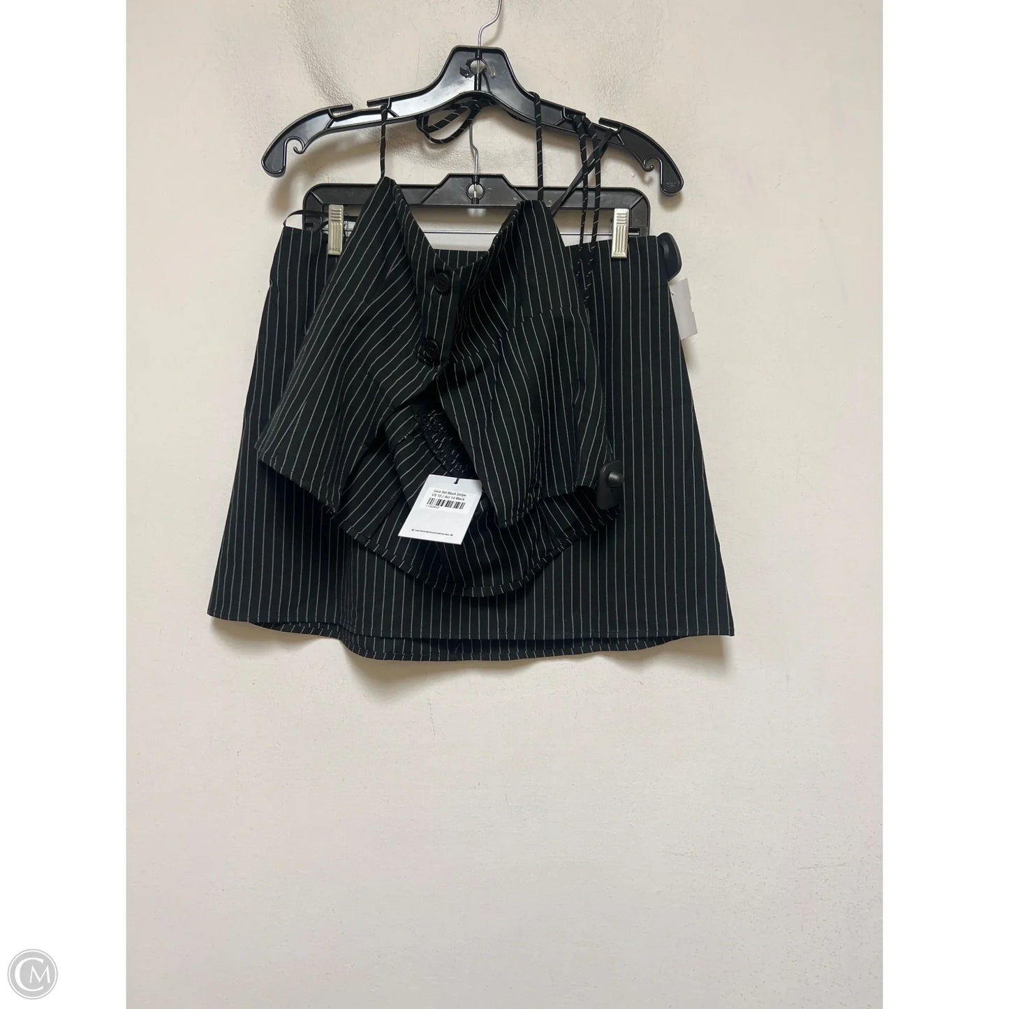 Skirt Set 2pc By Clothes Mentor In Striped Pattern, Size: 10