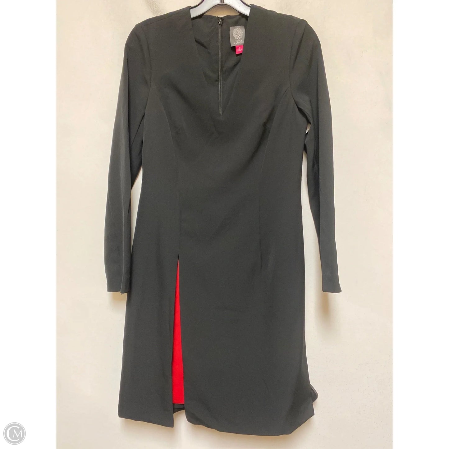 Dress Casual Midi By Vince Camuto In Black & Red, Size: S