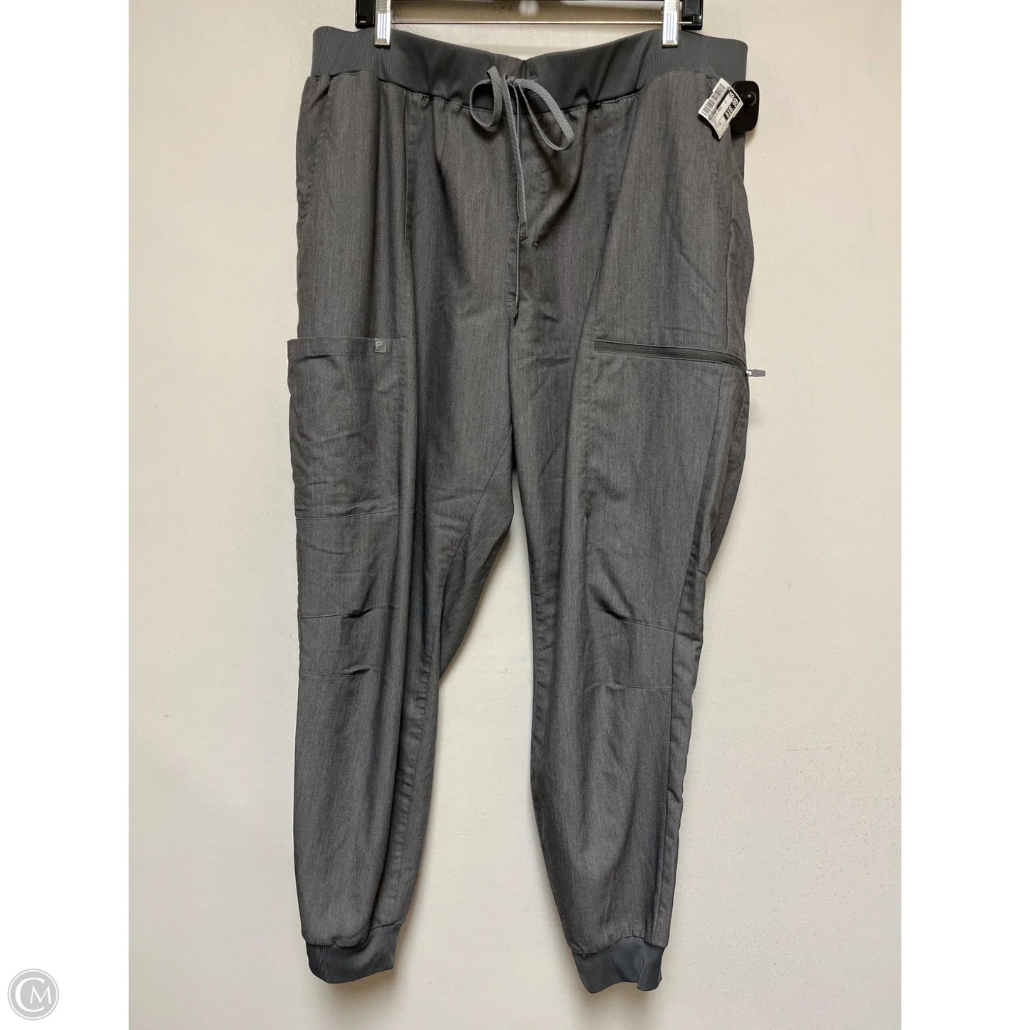 Athletic Pants By Fabletics In Grey, Size: 2x