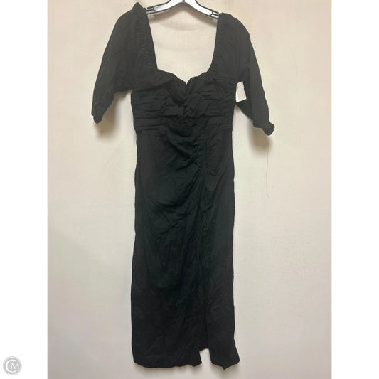 Dress Casual Maxi By Free People In Black, Size: L