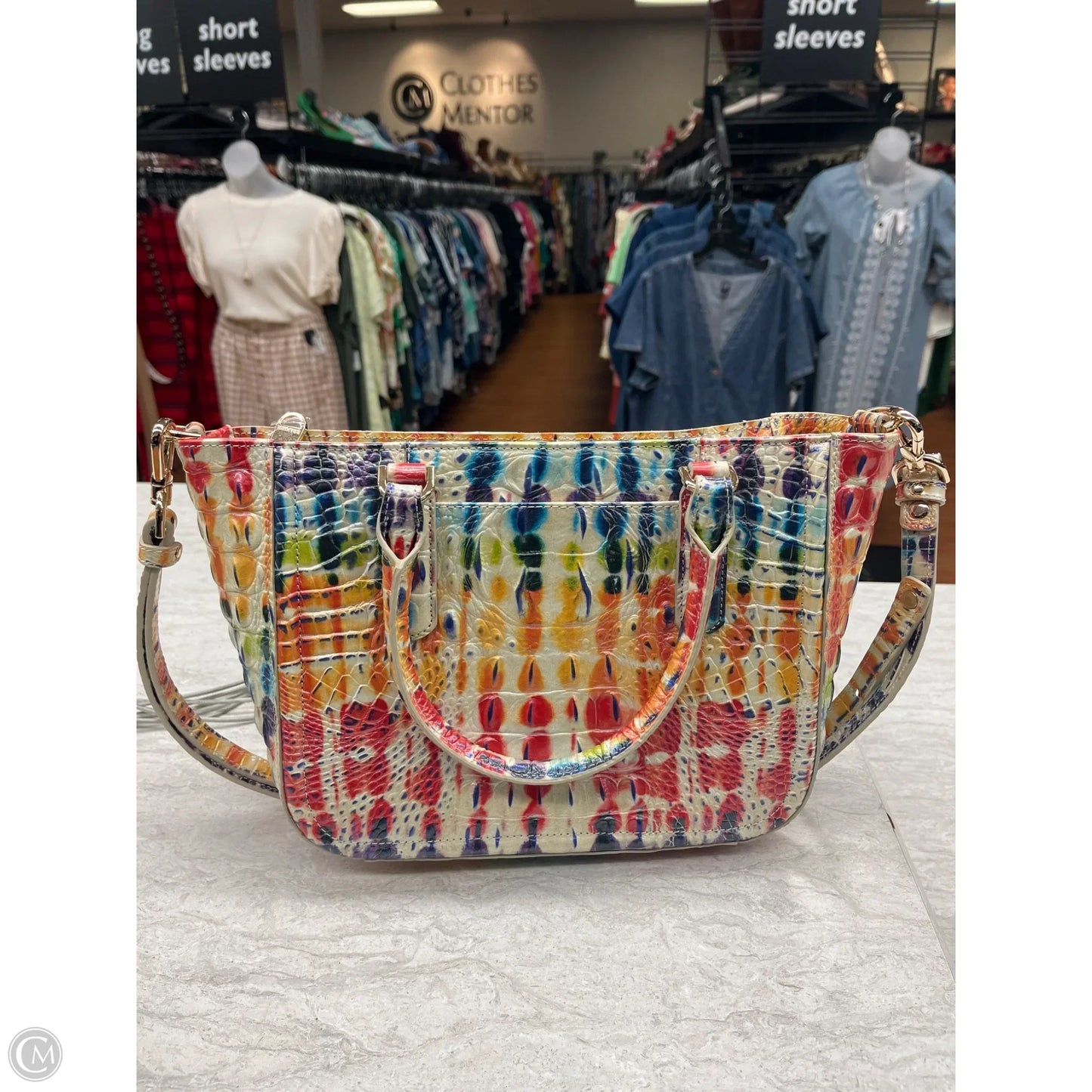 Handbag Designer By Brahmin, Size: Medium