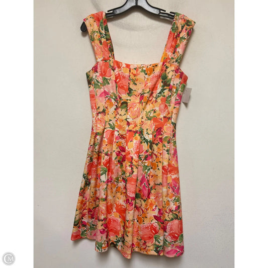 Dress Casual Short By Vince Camuto In Floral Print, Size: S