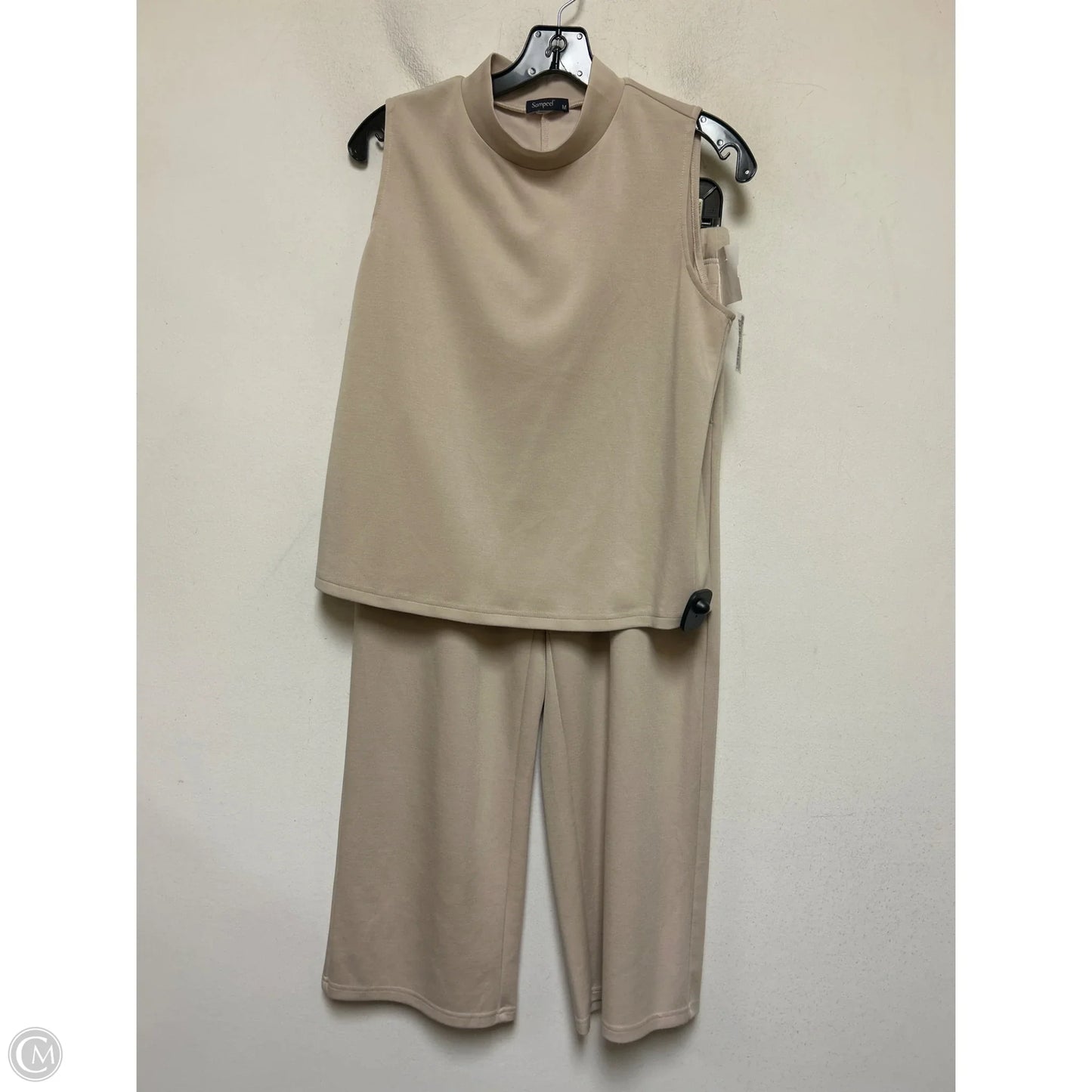Pants Set 2pc By Clothes Mentor In Tan, Size: 8