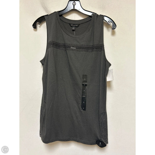 Top Sleeveless By Banana Republic In Grey, Size: S