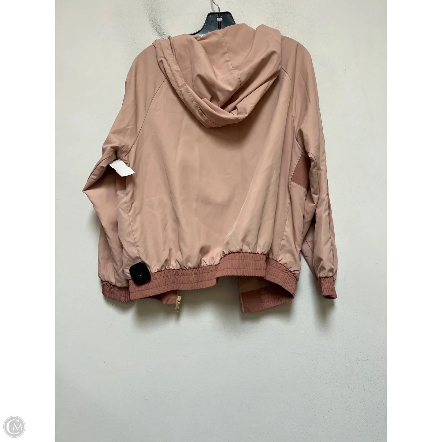 Jacket Windbreaker By Forever 21 In Pink, Size: S