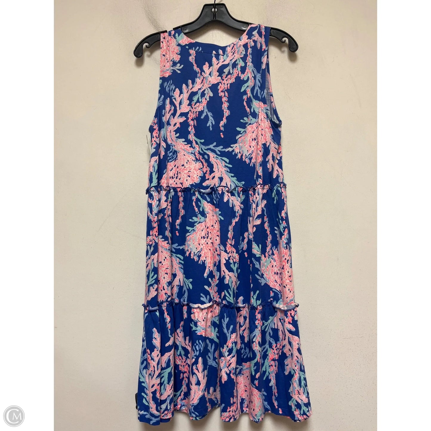 Dress Designer By Lilly Pulitzer In Blue & Orange, Size: M