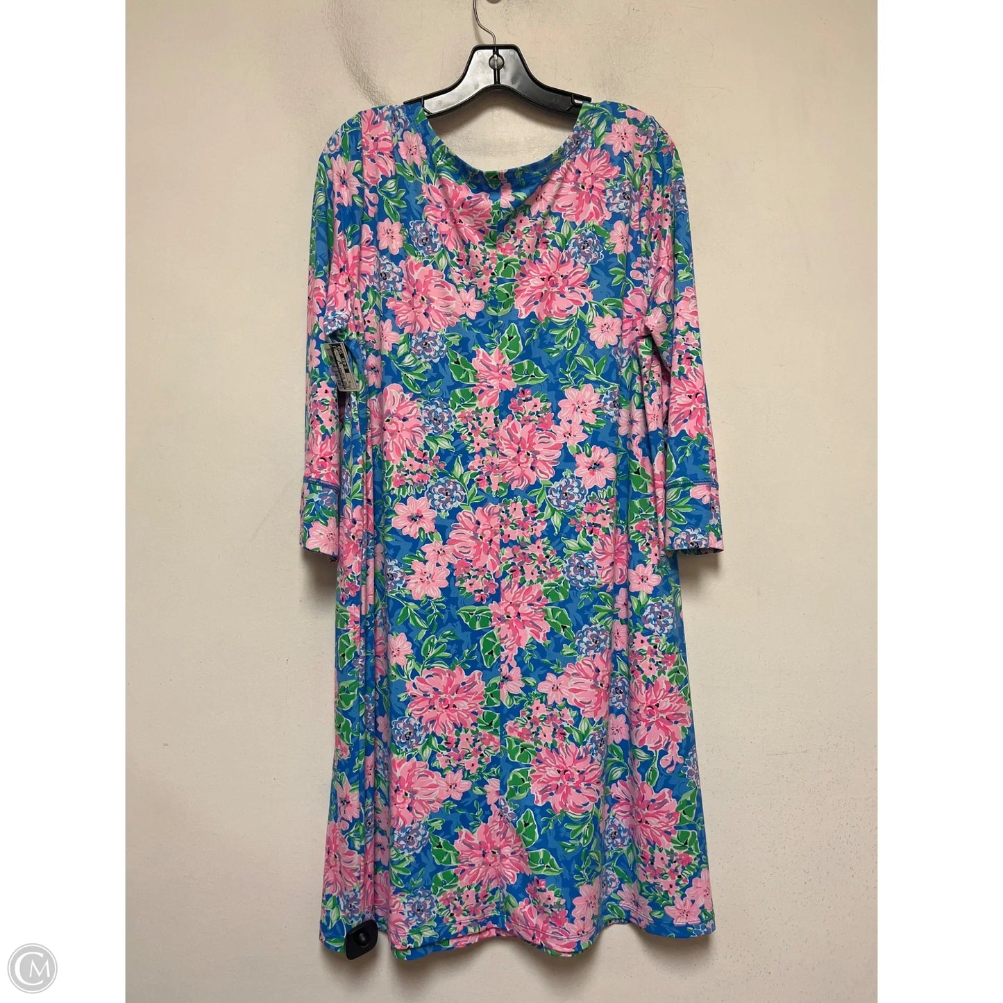 Dress Designer By Lilly Pulitzer In Floral Print, Size: Xl