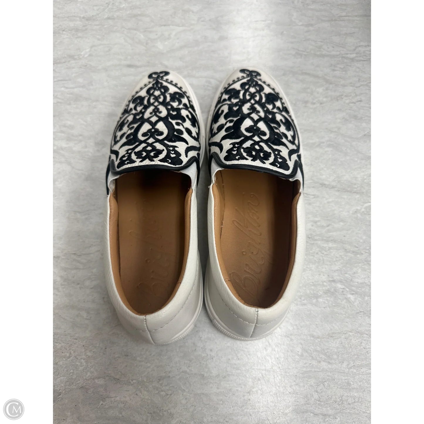 Shoes Flats By Brighton In Black & White, Size: 9