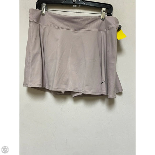 Athletic Skort By Nike Apparel In Purple, Size: Xl