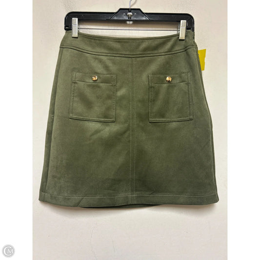 Skirt Mini & Short By Loft In Green, Size: 2