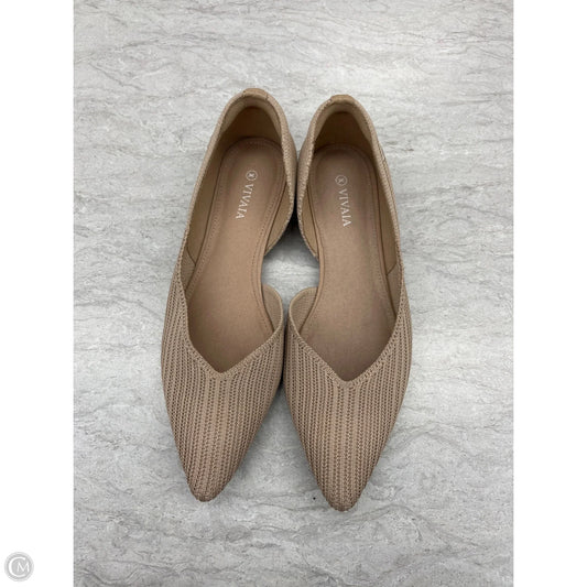 Shoes Flats By Vivaia In Tan, Size: 6.5