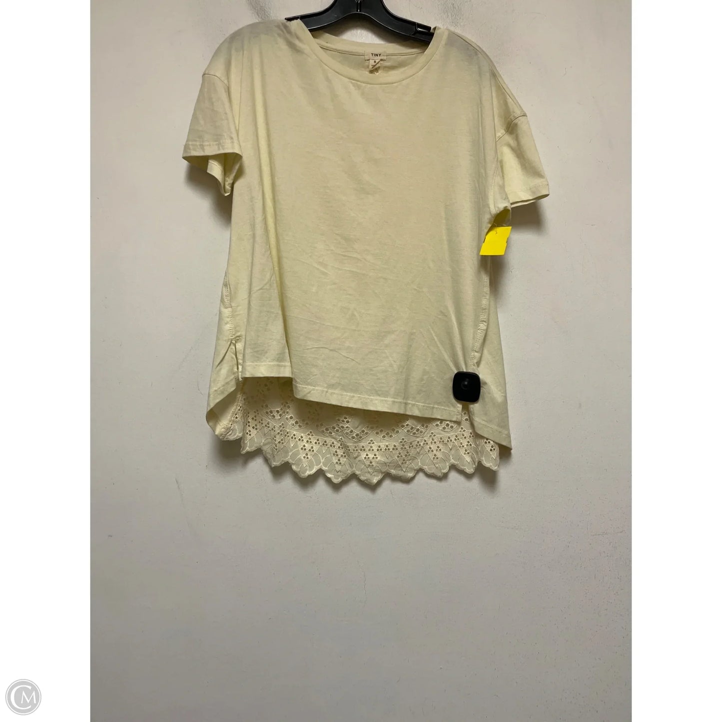 Top Short Sleeve By Tiny In Yellow, Size: S