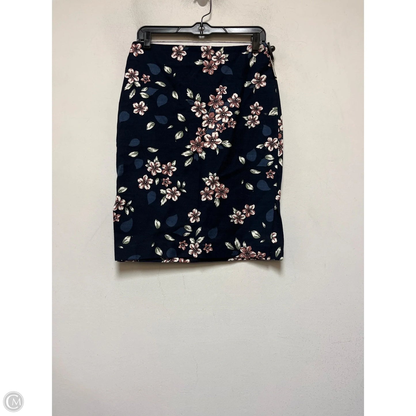 Skirt Midi By Loft In Floral Print, Size: 4