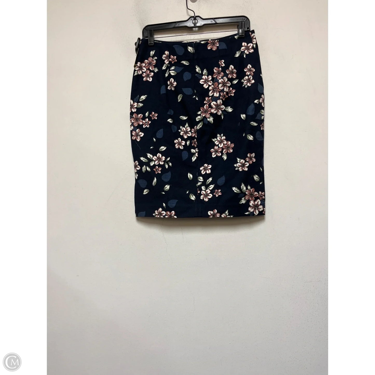 Skirt Midi By Loft In Floral Print, Size: 4