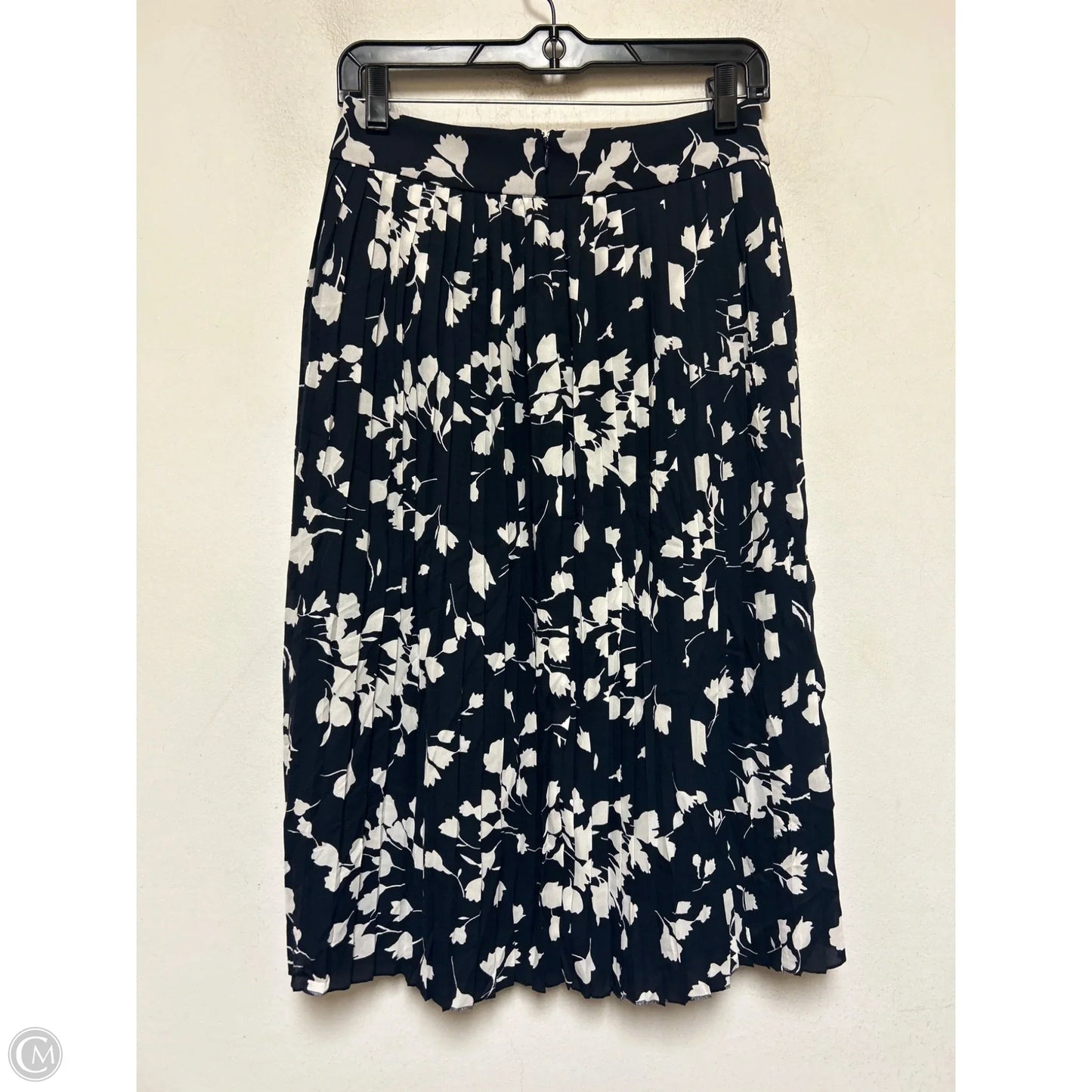 Skirt Midi By J. Crew In Blue & White, Size: 2