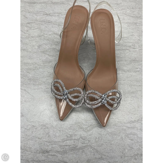 Shoes Heels Kitten By Inc In Clear, Size: 12
