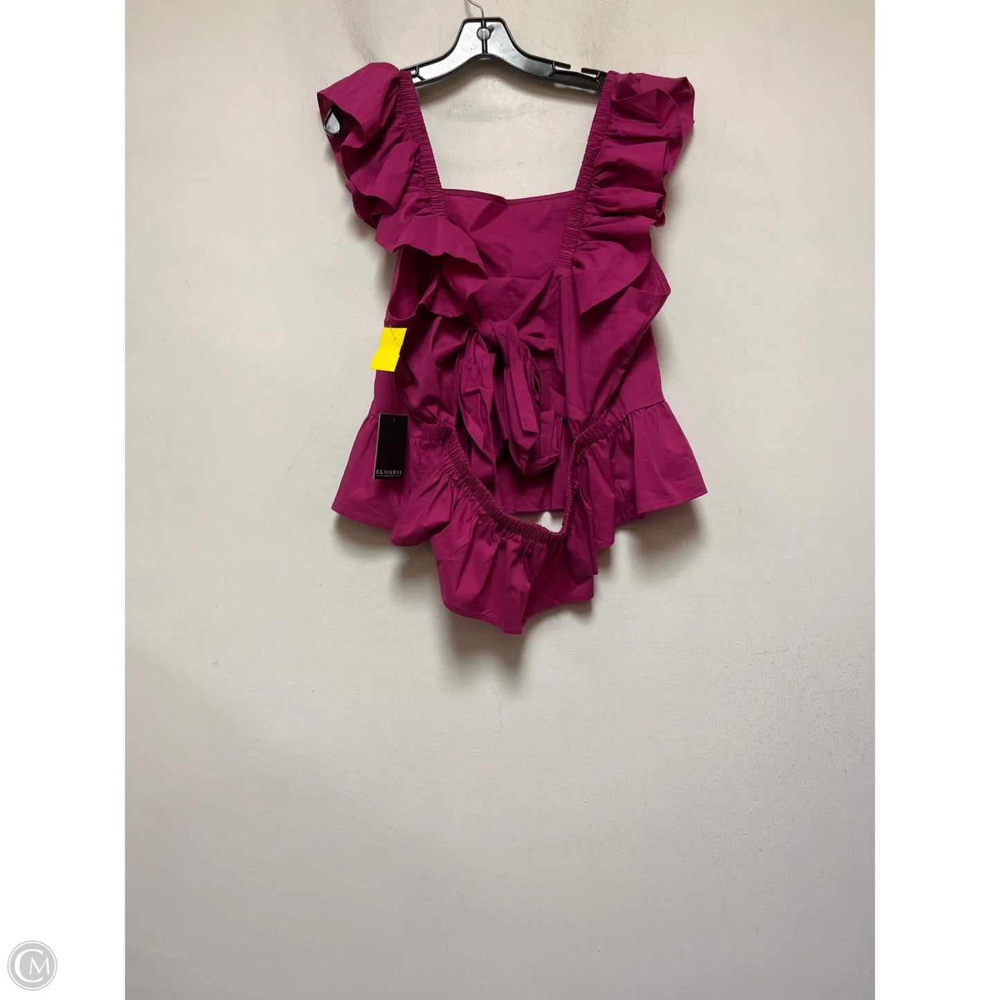Top Sleeveless By Eloquii In Purple, Size: 2x