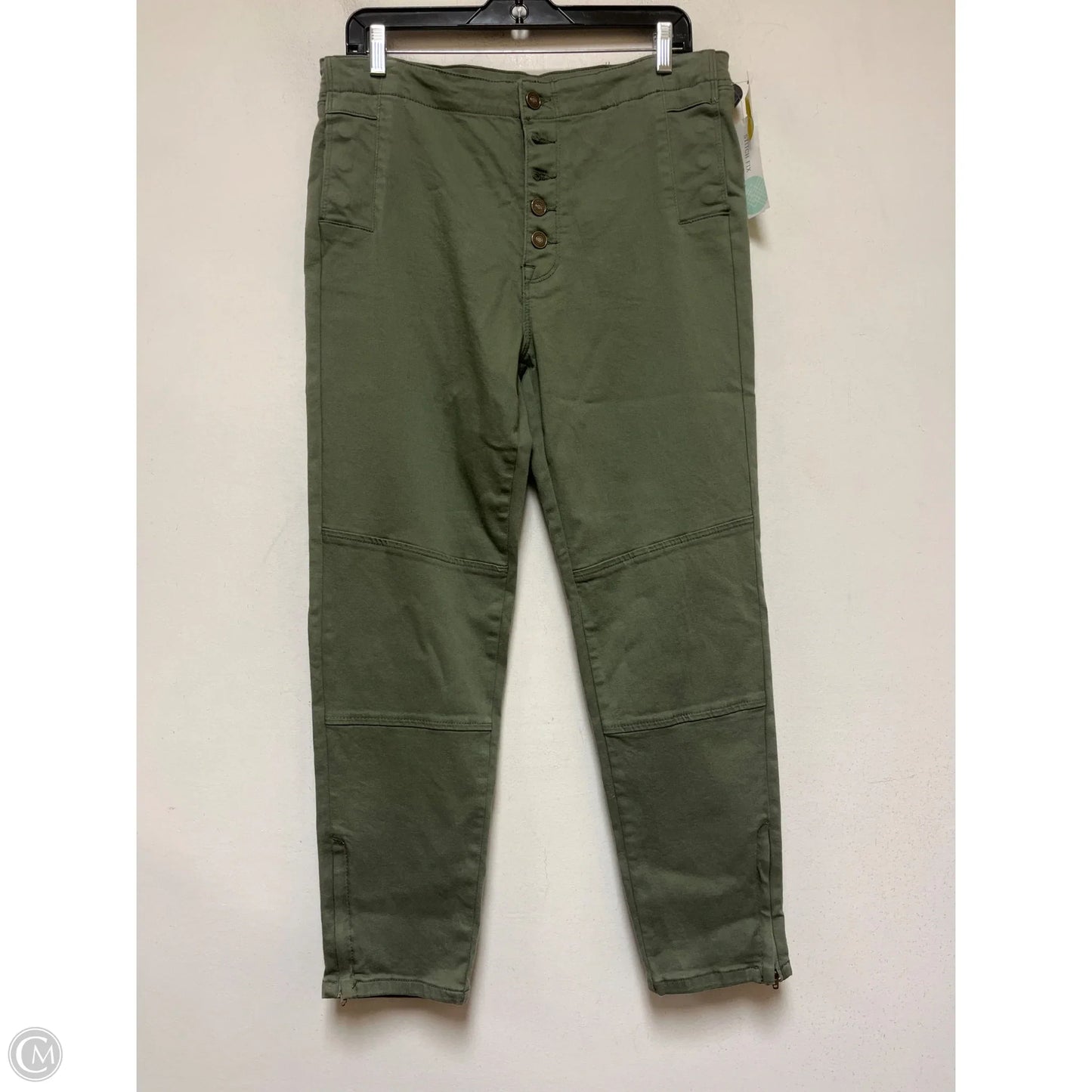 Jeans Skinny By Kancan In Green, Size: 8