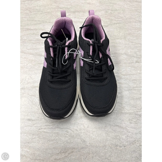 Shoes Athletic By Skechers In Black & Purple, Size: 7