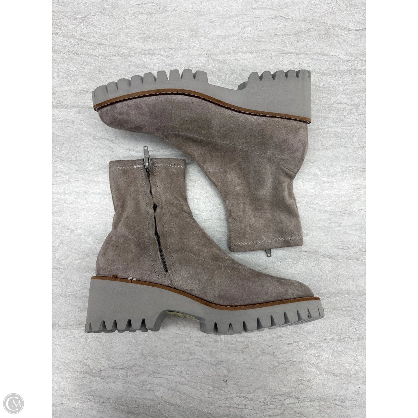 Boots Ankle Flats By Coconuts In Taupe, Size: 6.5