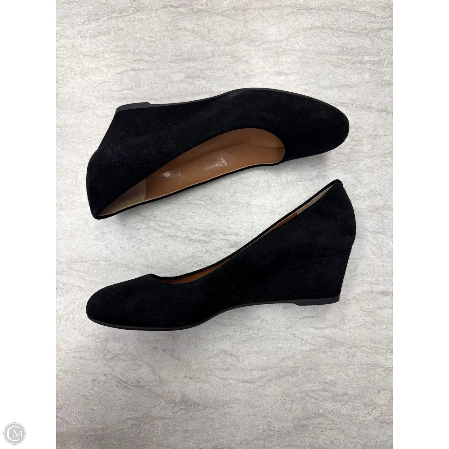 Shoes Heels Wedge By Talbots In Black, Size: 7.5