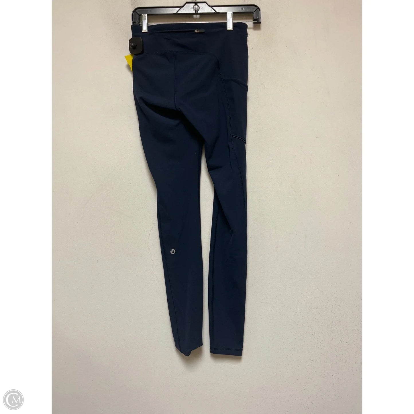 Athletic Leggings By Lululemon In Navy, Size: 4