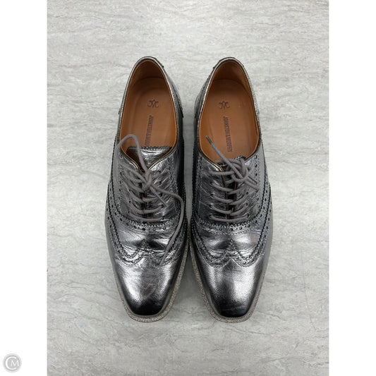 Shoes Sneakers By Johnston & Murphy In Silver, Size: 7